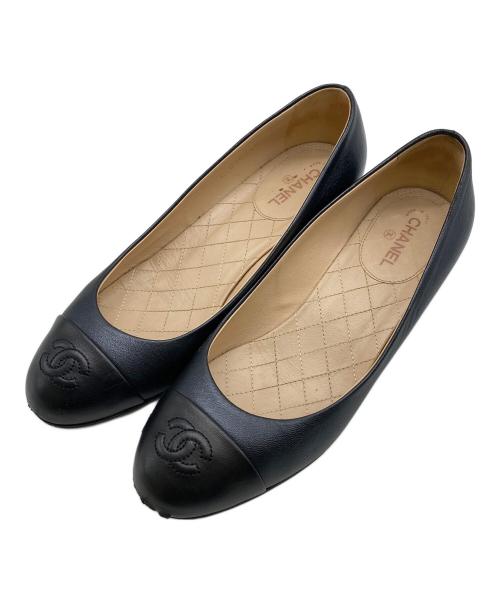 CHANEL（シャネル）CHANEL (シャネル) ココマークパンプス ブラック サイズ:37の古着・服飾アイテム
