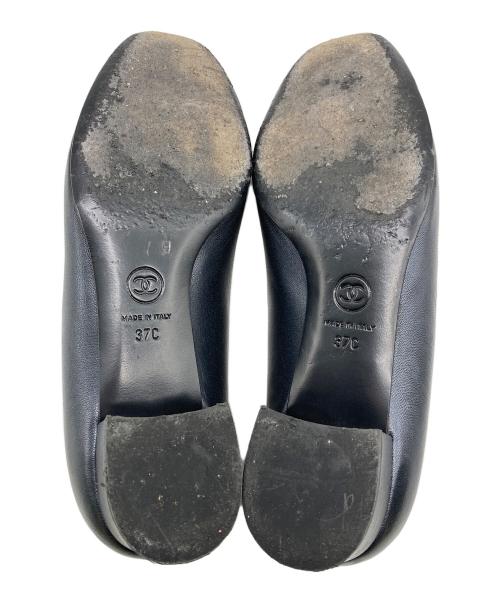 CHANEL（シャネル）CHANEL (シャネル) ココマークパンプス ブラック サイズ:37の古着・服飾アイテム