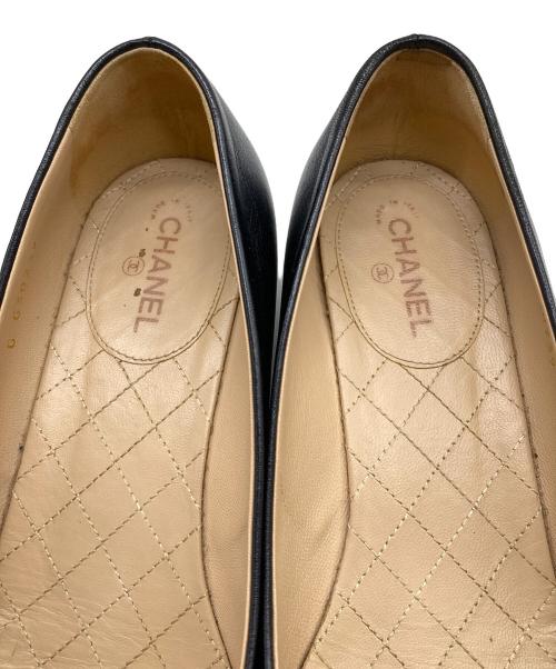 CHANEL（シャネル）CHANEL (シャネル) ココマークパンプス ブラック サイズ:37の古着・服飾アイテム