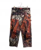SUPREMEシュプリーム）の古着「20AW Double Knee Denim Painter Pant Woods」｜レッド