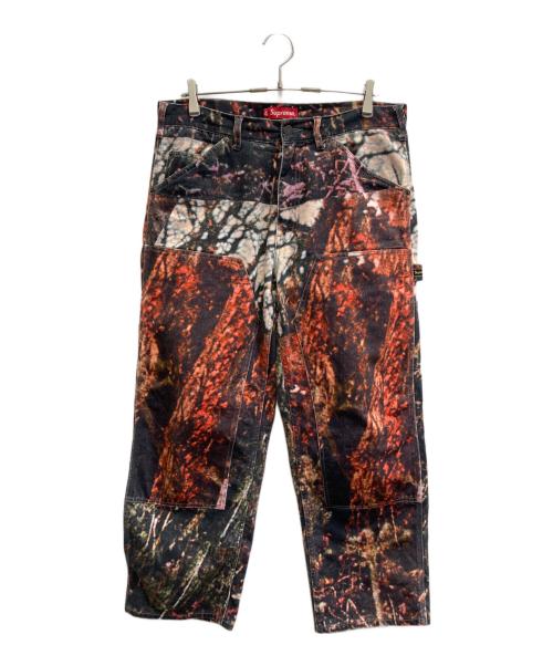 SUPREME（シュプリーム）SUPREME (シュプリーム) 20AW Double Knee Denim Painter Pant Woods レッド サイズ:32の古着・服飾アイテム