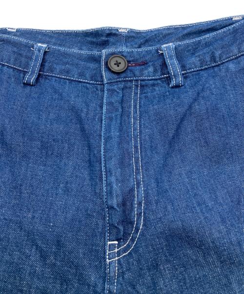 PAUL SMITH（ポールスミス）Paul Smith (ポールスミス) リネンブレンドハーフパンツ ネイビー サイズ:Lの古着・服飾アイテム