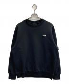 THE NORTH FACEザ ノース フェイス）の古着「スモールロゴヘザースウェット」｜ブラック
