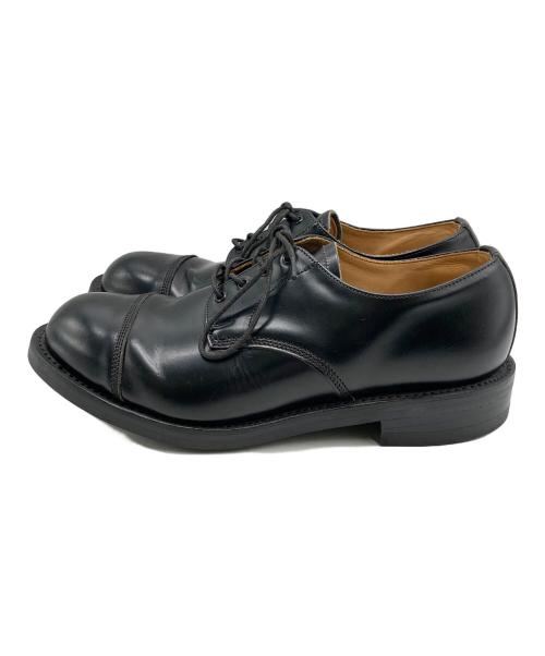 RAMSEY（ラムジー）RAMSEY (ラムジー) MILITARY CAP TOE OXFORD ブラック サイズ:7 1/2の古着・服飾アイテム