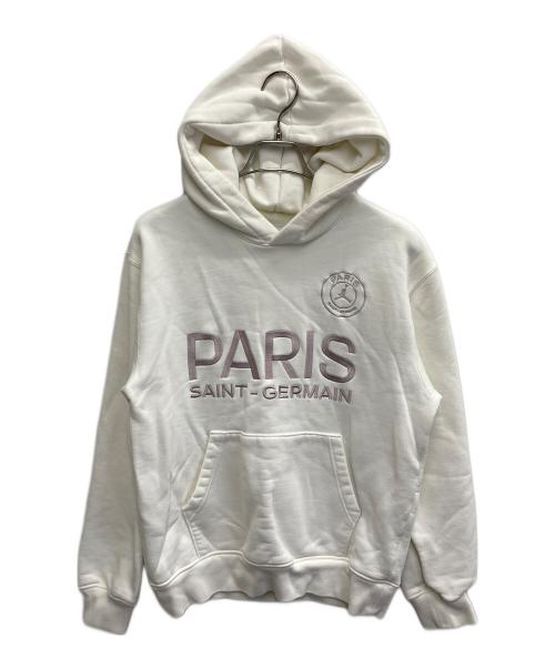 Paris Saint-Germain（パリサンジェルマン）PARIS SAINT-GERMAIN (パリサンジェルマン) フリース パーカー ホワイト サイズ:Sの古着・服飾アイテム