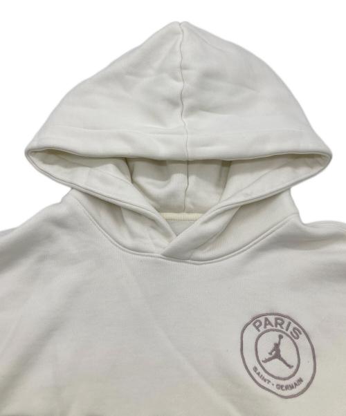 Paris Saint-Germain（パリサンジェルマン）PARIS SAINT-GERMAIN (パリサンジェルマン) フリース パーカー ホワイト サイズ:Sの古着・服飾アイテム