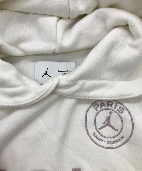 Paris Saint-Germain（パリサンジェルマン）PARIS SAINT-GERMAIN (パリサンジェルマン) フリース パーカー ホワイト サイズ:Sの古着・服飾アイテム