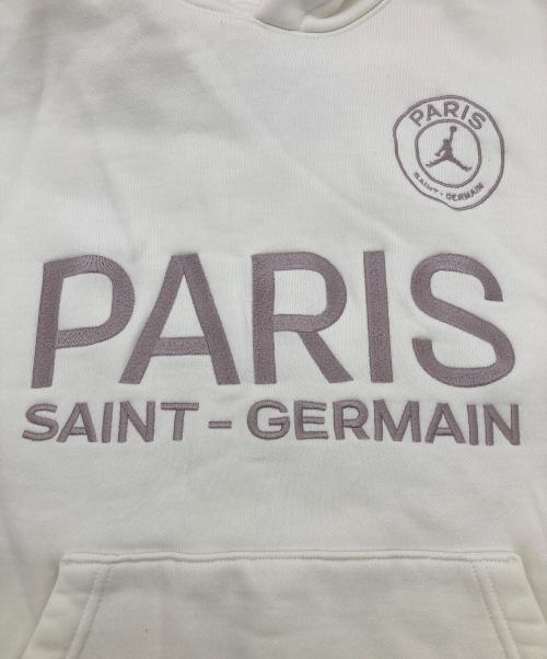 Paris Saint-Germain（パリサンジェルマン）PARIS SAINT-GERMAIN (パリサンジェルマン) フリース パーカー ホワイト サイズ:Sの古着・服飾アイテム