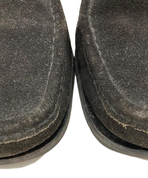 GUCCI（グッチ）GUCCI (グッチ) スエードビットローファー ブラック サイズ:9 1/2の古着・服飾アイテム