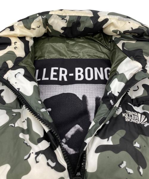 TIGHTBOOTH PRODUCTION（タイトブースプロダクション）TIGHTBOOTH PRODUCTION (タイトブースプロダクション) KILLER BONG (キラーボング) URBAN CAMO DOWN JKT ホワイト×グリーン サイズ:Lの古着・服飾アイテム