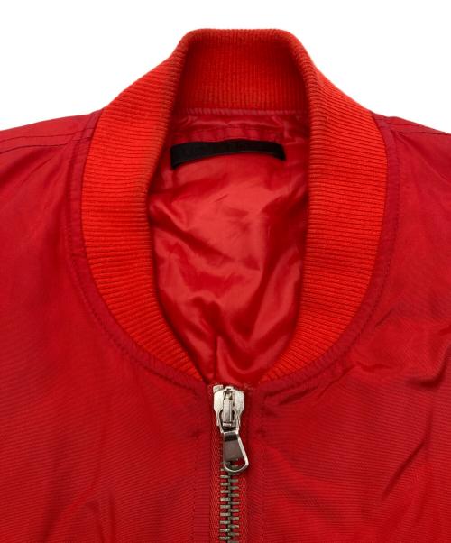 KOMAKINO（コマキノ）KOMAKINO (コマキノ) バックプリントブルゾン レッド サイズ:48の古着・服飾アイテム