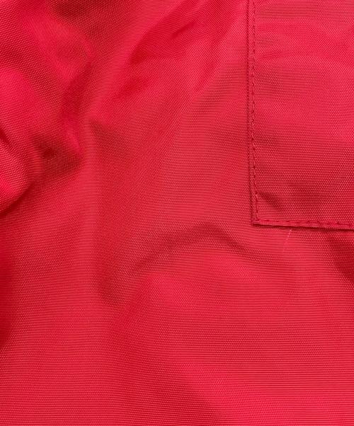 KOMAKINO（コマキノ）KOMAKINO (コマキノ) バックプリントブルゾン レッド サイズ:48の古着・服飾アイテム