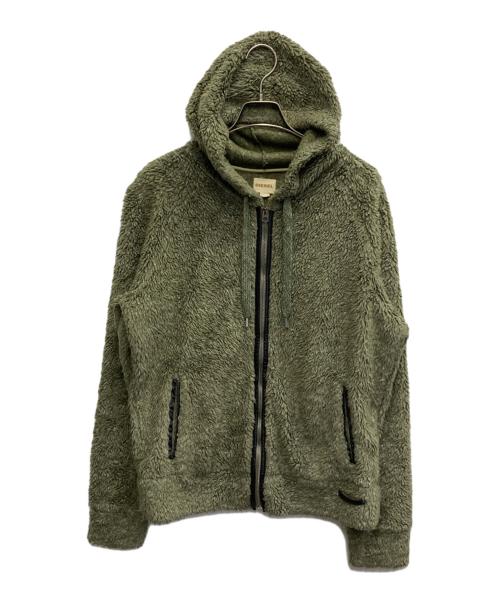 DIESEL（ディーゼル）DIESEL (ディーゼル) ボアジャケット グリーン サイズ:Lの古着・服飾アイテム