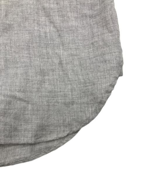 BEAMS F（ビームスエフ）BEAMS F (ビームスエフ) cotton wool BD shirts グレー サイズ:39の古着・服飾アイテム