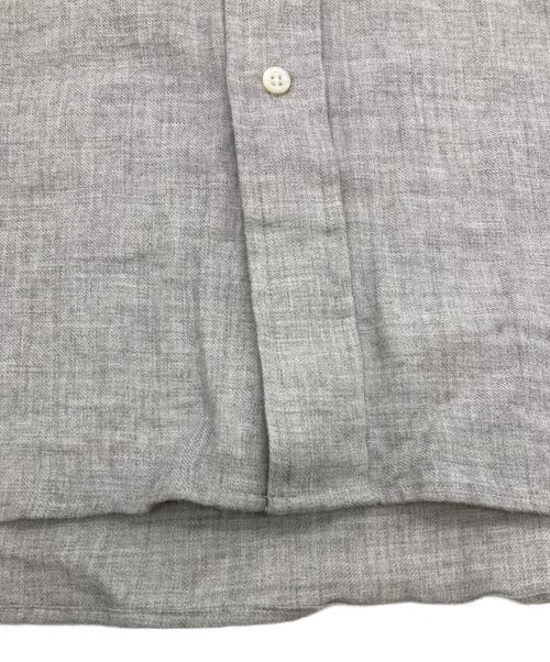 BEAMS F（ビームスエフ）BEAMS F (ビームスエフ) cotton wool BD shirts グレー サイズ:39の古着・服飾アイテム