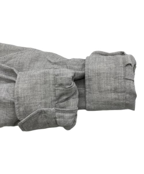 BEAMS F（ビームスエフ）BEAMS F (ビームスエフ) cotton wool BD shirts グレー サイズ:39の古着・服飾アイテム