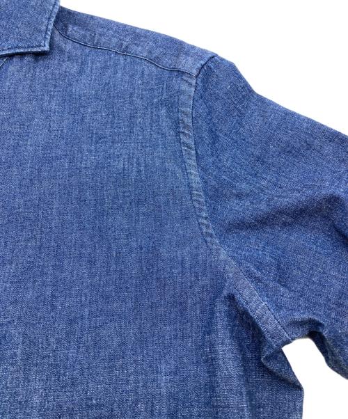 giannetto（ジャンネット）giannetto (ジャンネット) インディゴシャンブレーシャツ ネイビー サイズ:40の古着・服飾アイテム