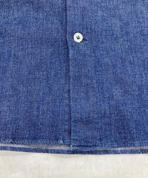 giannetto（ジャンネット）giannetto (ジャンネット) インディゴシャンブレーシャツ ネイビー サイズ:40の古着・服飾アイテム