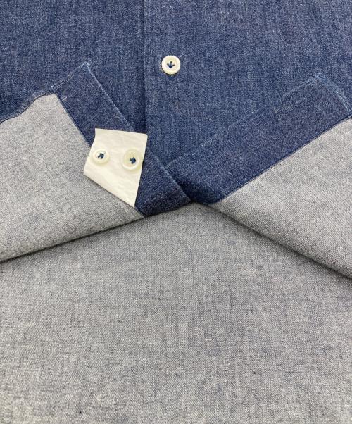 giannetto（ジャンネット）giannetto (ジャンネット) インディゴシャンブレーシャツ ネイビー サイズ:40の古着・服飾アイテム