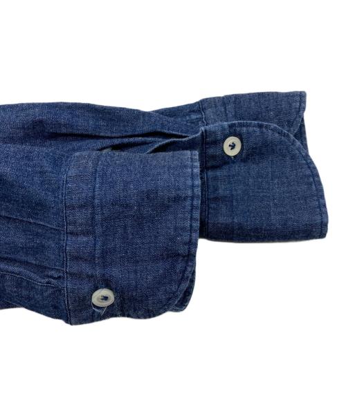 giannetto（ジャンネット）giannetto (ジャンネット) インディゴシャンブレーシャツ ネイビー サイズ:40の古着・服飾アイテム