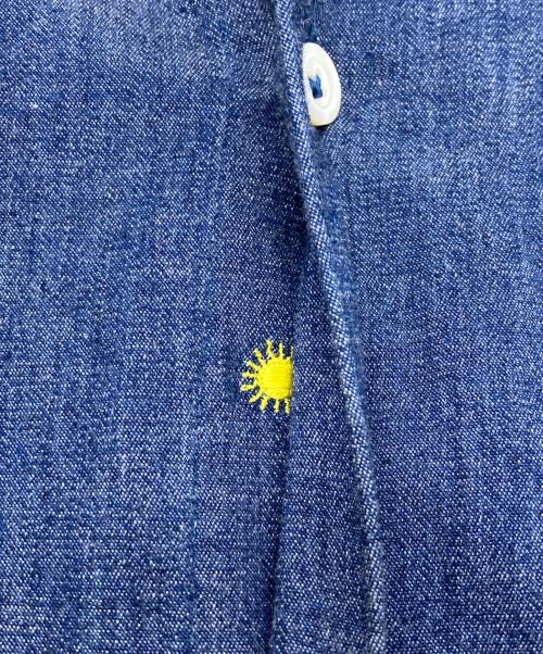 giannetto（ジャンネット）giannetto (ジャンネット) インディゴシャンブレーシャツ ネイビー サイズ:40の古着・服飾アイテム