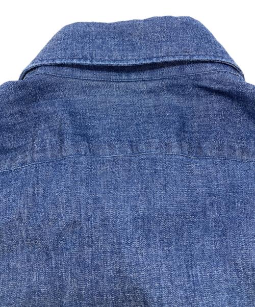 giannetto（ジャンネット）giannetto (ジャンネット) インディゴシャンブレーシャツ ネイビー サイズ:40の古着・服飾アイテム