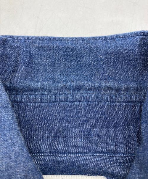 giannetto（ジャンネット）giannetto (ジャンネット) インディゴシャンブレーシャツ ネイビー サイズ:40の古着・服飾アイテム