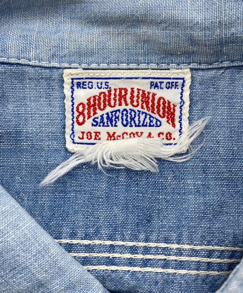 Joe McCOY（ジョーマッコイ）Joe McCOY (ジョーマッコイ) 8HOUR UNION ワークシャツ インディゴ サイズ:不明(記載なし)の古着・服飾アイテム