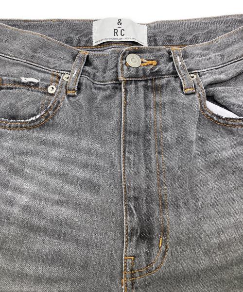 Curensology（カレンソロジー）Curensology (カレンソロジー) ユーズドカーヴィーワイドパンツ グレー サイズ:38の古着・服飾アイテム