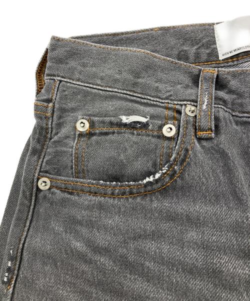 Curensology（カレンソロジー）Curensology (カレンソロジー) ユーズドカーヴィーワイドパンツ グレー サイズ:38の古着・服飾アイテム