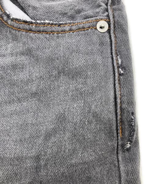 Curensology（カレンソロジー）Curensology (カレンソロジー) ユーズドカーヴィーワイドパンツ グレー サイズ:38の古着・服飾アイテム