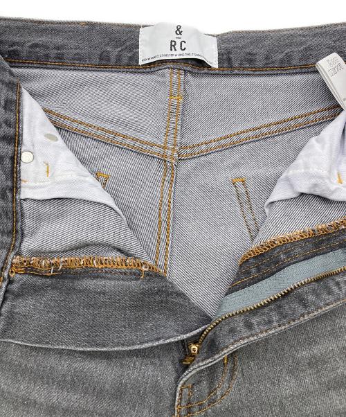 Curensology（カレンソロジー）Curensology (カレンソロジー) ユーズドカーヴィーワイドパンツ グレー サイズ:38の古着・服飾アイテム