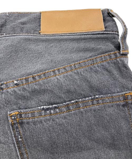 Curensology（カレンソロジー）Curensology (カレンソロジー) ユーズドカーヴィーワイドパンツ グレー サイズ:38の古着・服飾アイテム