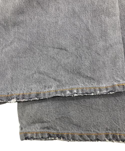 Curensology（カレンソロジー）Curensology (カレンソロジー) ユーズドカーヴィーワイドパンツ グレー サイズ:38の古着・服飾アイテム