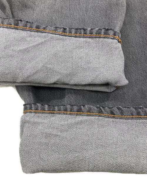 Curensology（カレンソロジー）Curensology (カレンソロジー) ユーズドカーヴィーワイドパンツ グレー サイズ:38の古着・服飾アイテム