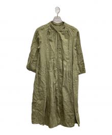 nest Robe（ネストローブ）の古着「リネンワンピース」｜オリーブ