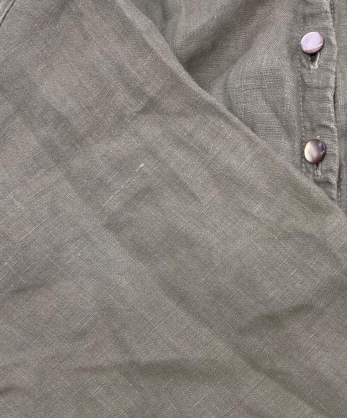 nest Robe（ネストローブ）nest Robe (ネストローブ) リネンワンピース オリーブ サイズ:Freeの古着・服飾アイテム