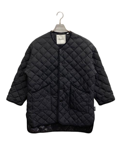 Gymphlex（ジムフレックス）Gymphlex (ジムフレックス) ミドルキルティングブルゾン ブラック サイズ:14の古着・服飾アイテム