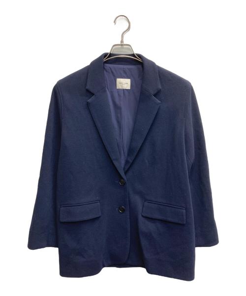 Demi-Luxe Beams（デミルクス ビームス）Demi-Luxe BEAMS (デミルクス ビームス) ミラノリブ オーバージャケット ネイビー サイズ:表記無しの古着・服飾アイテム