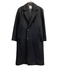 ZARA（ザラ）の古着「オーバーサイズ ウールコート/MANTECO（マンテコ）社」｜ブラック