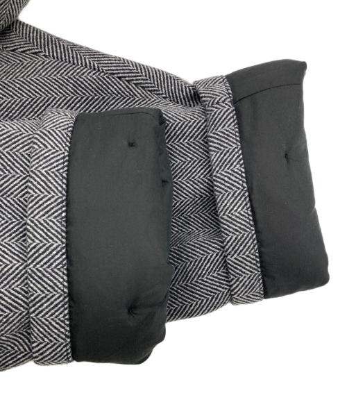 STEVEN ALAN（スティーブンアラン）STEVEN ALAN (スティーブンアラン) ラムズウール ヘリンボーン オーバー バルマカーン コート グレー サイズ:Lの古着・服飾アイテム