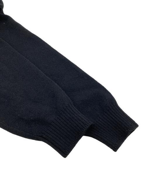 UNITED ARROWS（ユナイテッドアローズ）UNITED ARROWS (ユナイテッドアローズ) ウール カシミヤ ミドルゲージ タートルネック ニット ブラック サイズ:XLの古着・服飾アイテム