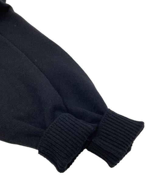 UNITED ARROWS（ユナイテッドアローズ）UNITED ARROWS (ユナイテッドアローズ) ウール カシミヤ ミドルゲージ タートルネック ニット ブラック サイズ:XLの古着・服飾アイテム