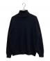 UNITED ARROWS (ユナイテッドアローズ) ウール カシミヤ ミドルゲージ タートルネック ニット ブラック サイズ:XL：5000円