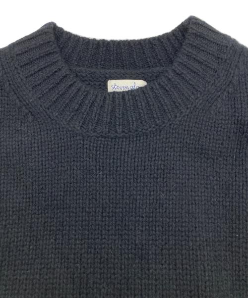 STEVEN ALAN（スティーブンアラン）STEVEN ALAN (スティーブンアラン) ウールニット ブラック サイズ:XLの古着・服飾アイテム