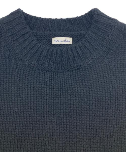 STEVEN ALAN（スティーブンアラン）STEVEN ALAN (スティーブンアラン) ウールニット ブラック サイズ:XLの古着・服飾アイテム