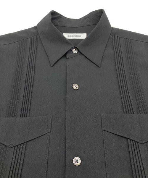 MONKEY TIME（モンキータイム）MONKEY TIME (モンキータイム) キューバシャツ ブラック サイズ:XLの古着・服飾アイテム