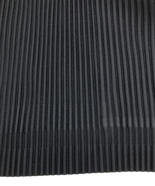 HOMME PLISSE ISSEY MIYAKE（オム プリッセ イッセイ ミヤケ）HOMME PLISSE ISSEY MIYAKE (オム プリッセ イッセイ ミヤケ) MONTHLY COLORS オープンカラーシャツ ブラック サイズ:3の古着・服飾アイテム