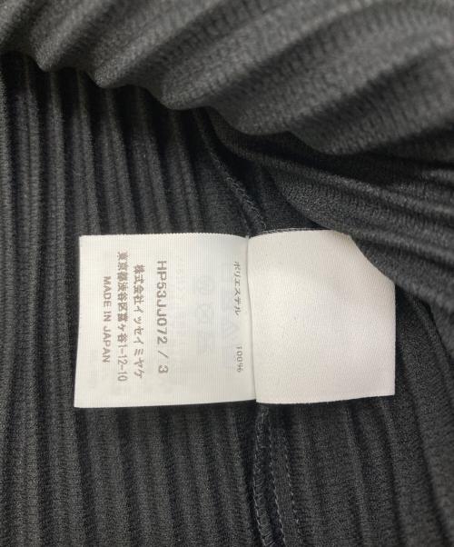 HOMME PLISSE ISSEY MIYAKE（オム プリッセ イッセイ ミヤケ）HOMME PLISSE ISSEY MIYAKE (オム プリッセ イッセイ ミヤケ) MONTHLY COLORS オープンカラーシャツ ブラック サイズ:3の古着・服飾アイテム
