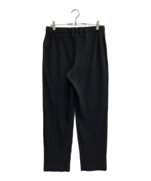 HOMME PLISSE ISSEY MIYAKE（オム プリッセ イッセイ ミヤケ）HOMME PLISSE ISSEY MIYAKE (オム プリッセ イッセイ ミヤケ) BASICS プリーツパンツ ブラック サイズ:3の古着・服飾アイテム